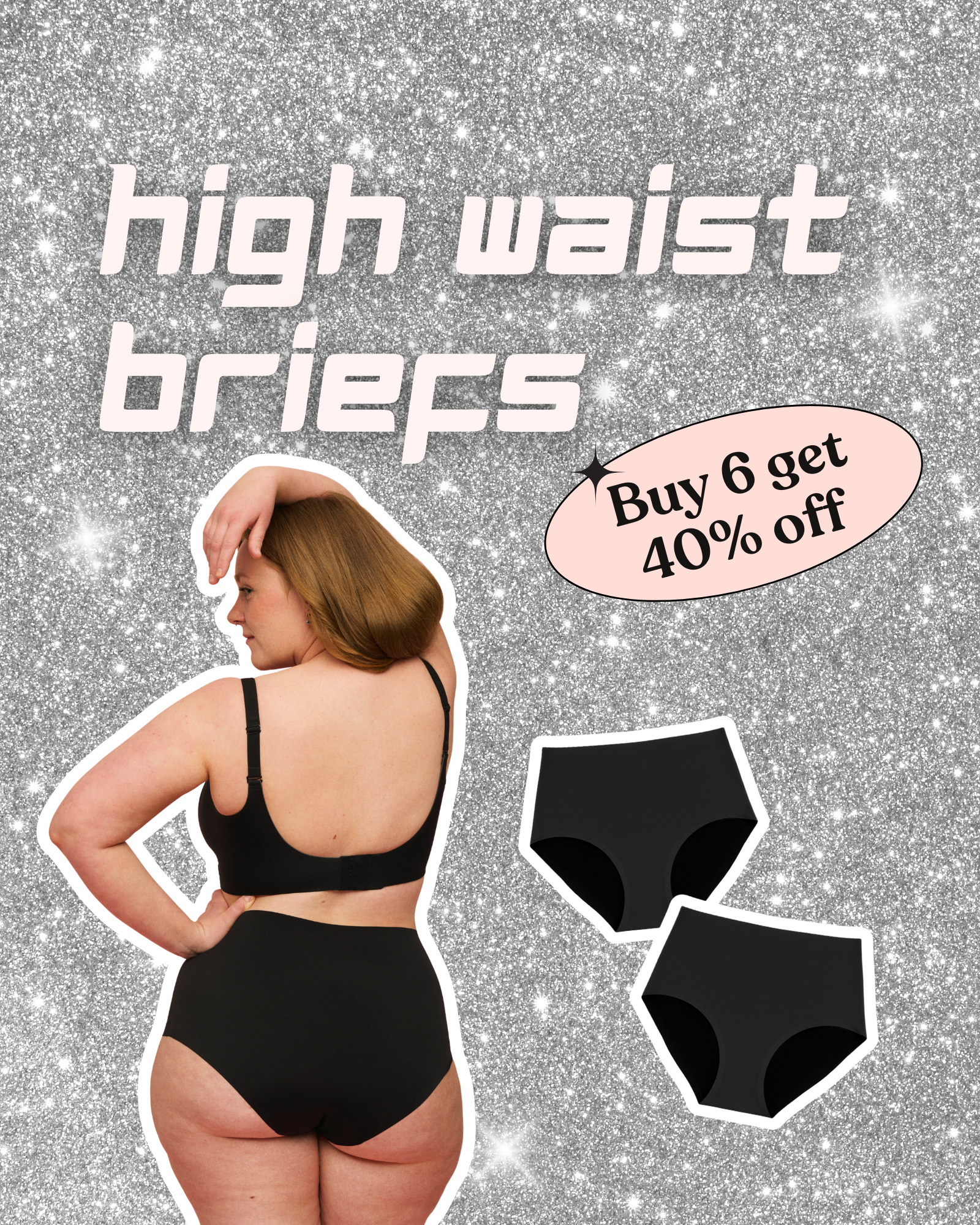 High waist briefs 6-pak