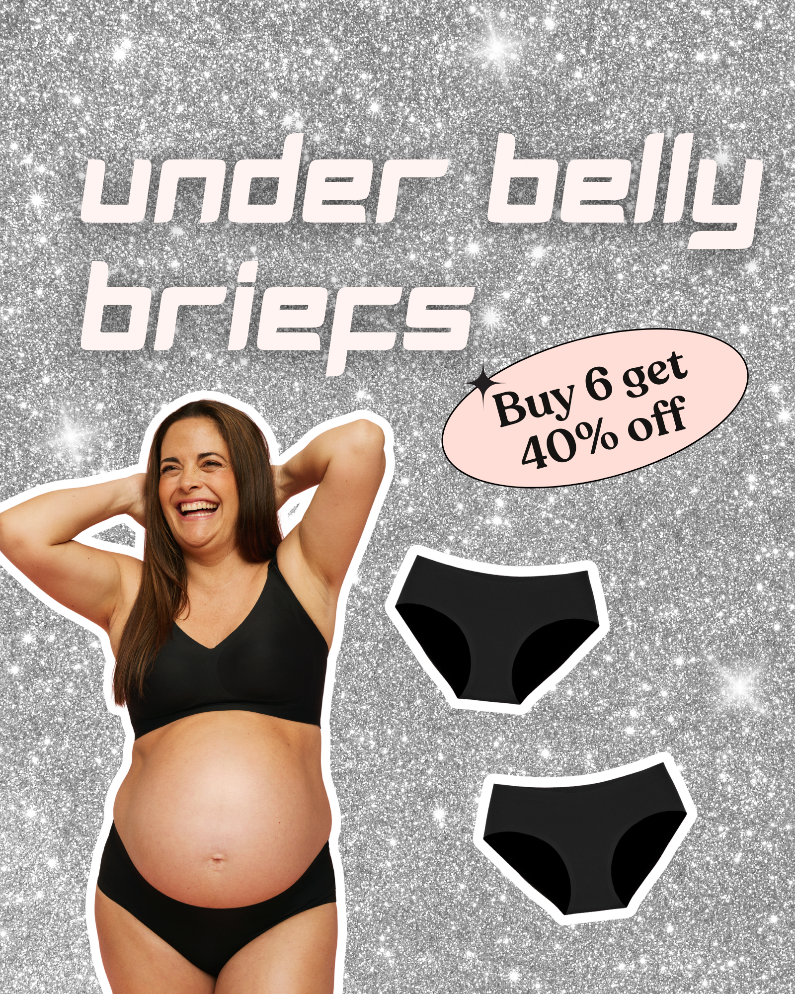 Under belly briefs, 6-pak