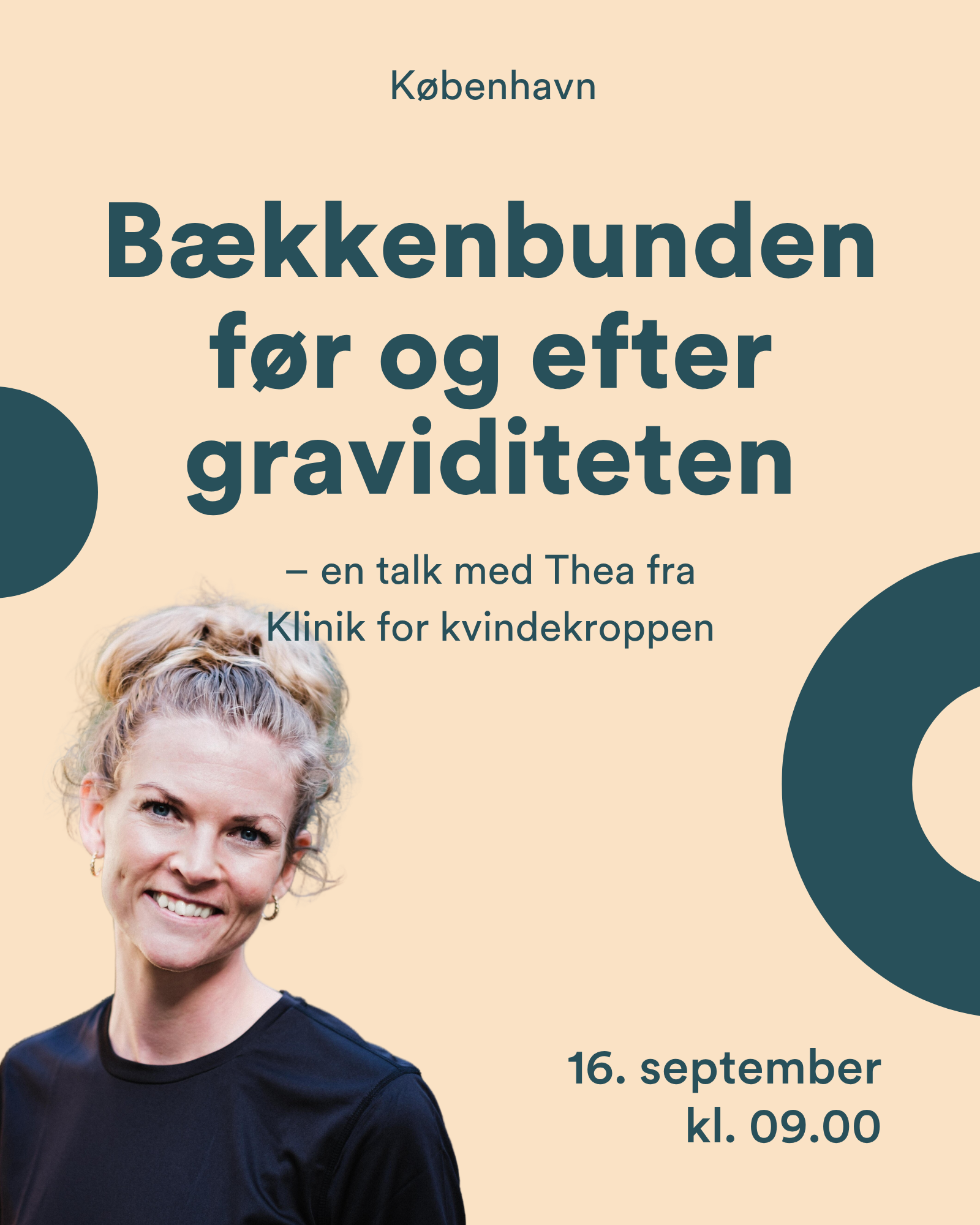 Morning talk - Bækkenbunden før og efter graviditeten