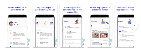 far godt fra start graviditets app