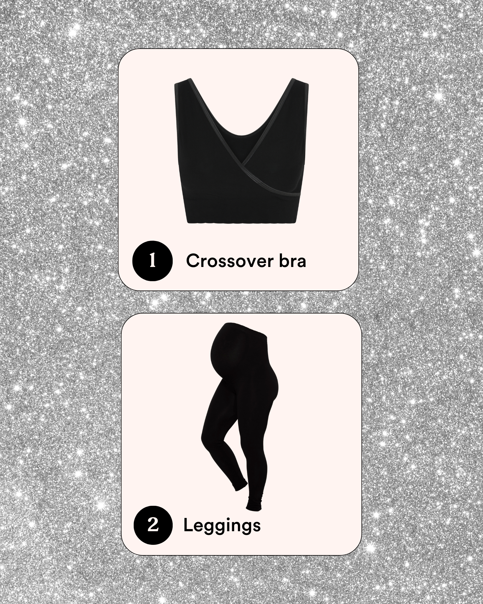 Crossover + leggings set