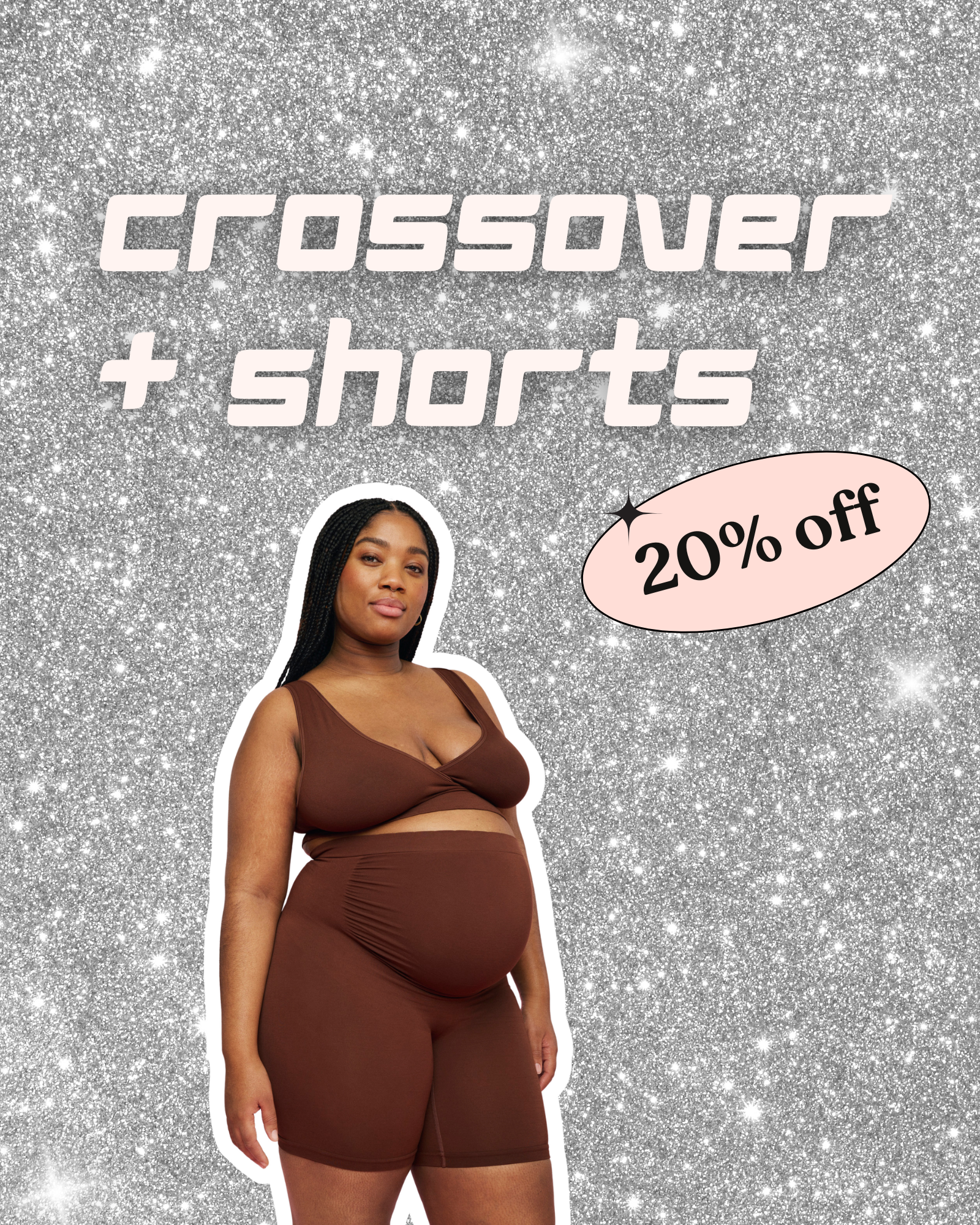 Crossover + shorts set
