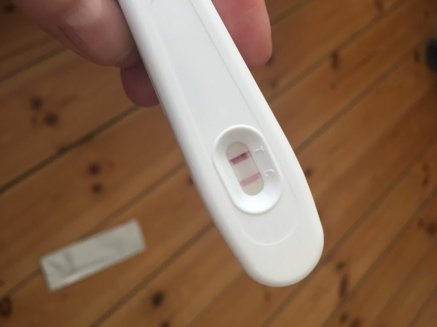 positiv graviditetstest