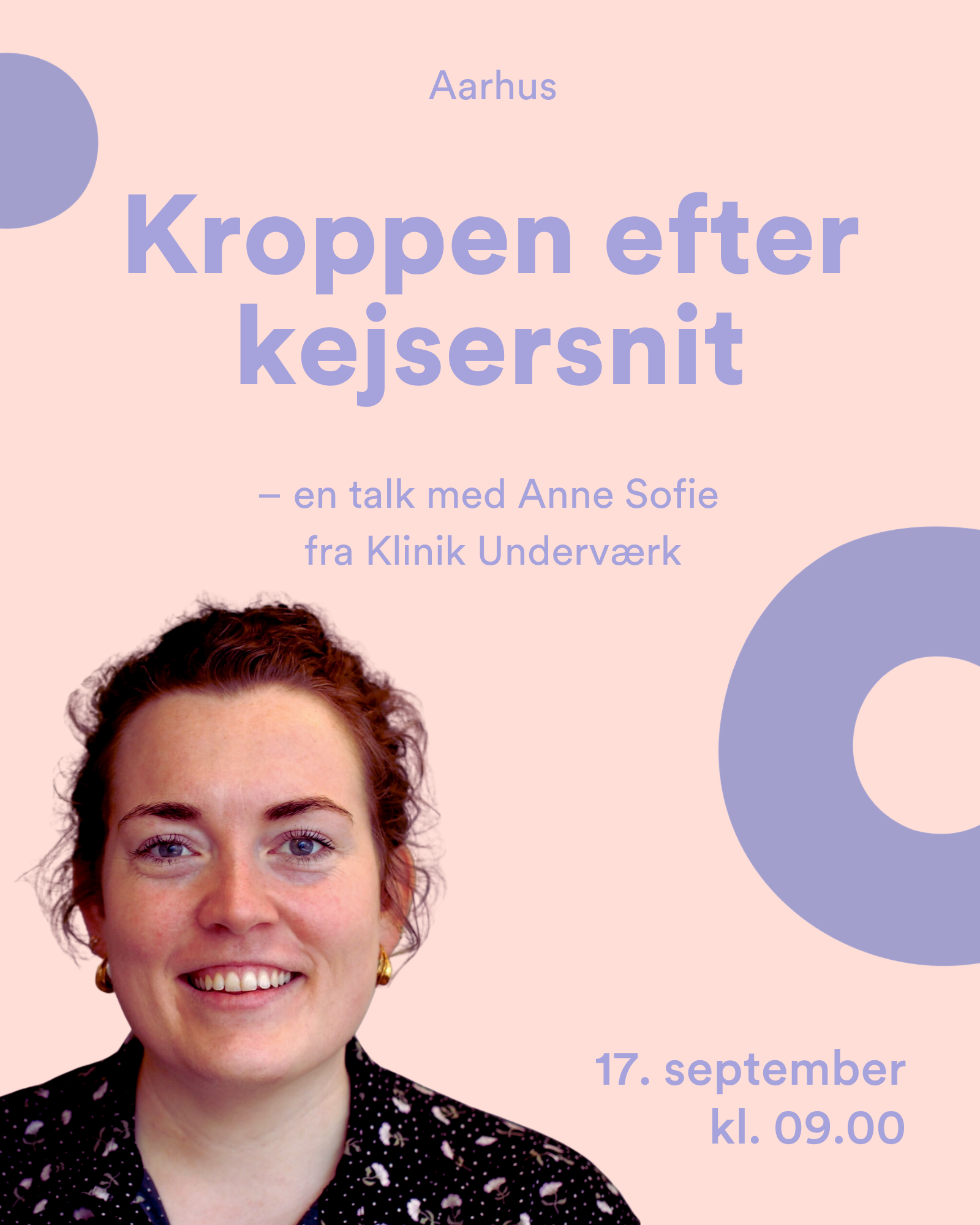 Aarhus: Morning talk - Kroppen efter kejsersnit