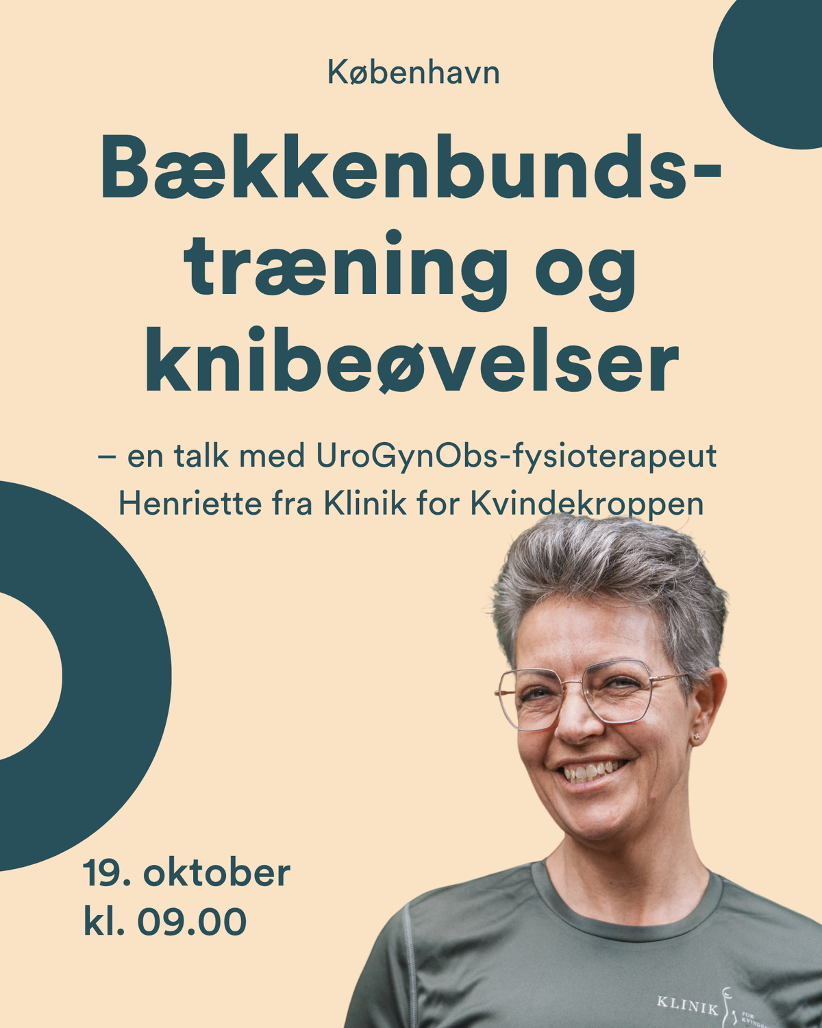 Morning talk - Bækkenbundstræning og knibeøvelser