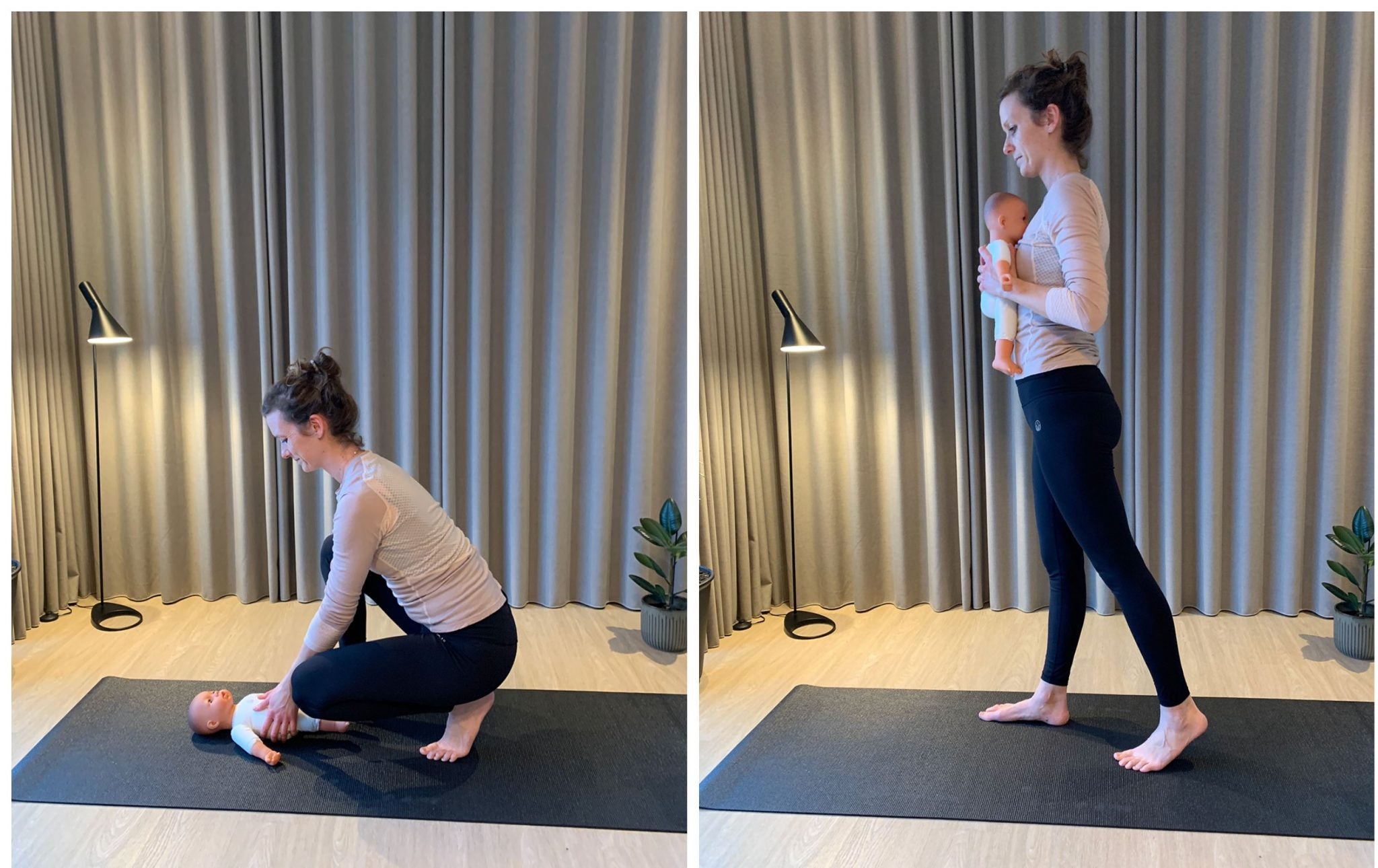 øvelse 1 delte mavemuskler 